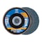 Pferd 5" x 7/8" A.H. POLIFAN Flap Disc - Z PSF EXTRA STEELOX, Zirconia, 60 Grit, Flat 60467 - alternate 1